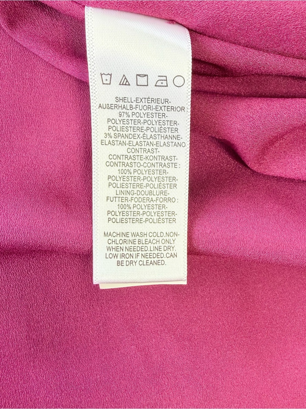 Dress the Population Corey Dress Dark Magenta Purple Midi Fit & Flare Size XL - Picture 14 of 15